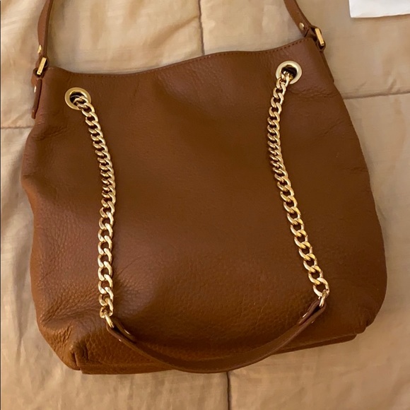 Michael Kors Brown Leather Shoulder/Crossbody Bag - Picture 2 of 10
